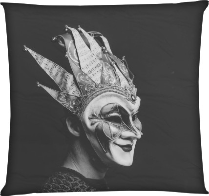 Square Throw Pillow - Dj Boris Brejcha - Mfest