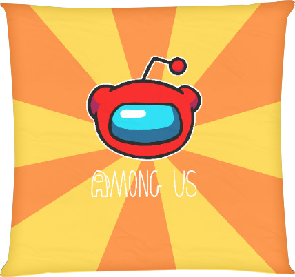 Square Throw Pillow - Among us 16 - Mfest