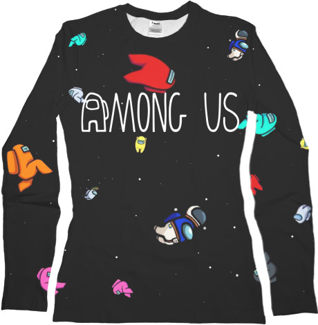 Women's Longsleeve Shirt 3D - Among us 10 - Mfest