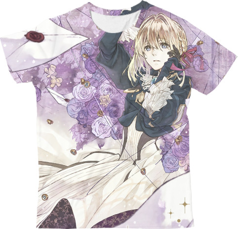 Kids' T-Shirt 3D - Violet Evergarden / Violet Evergarden - Mfest