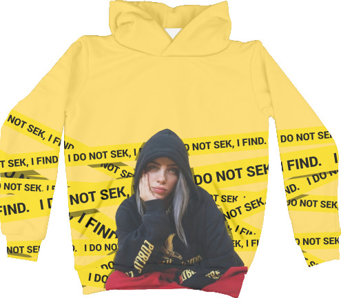 Kids' Hoodie 3D - Billie Eilish/Billie Eilish - Mfest