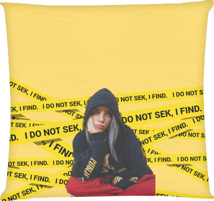 Square Throw Pillow - Billie Eilish/Billie Eilish - Mfest