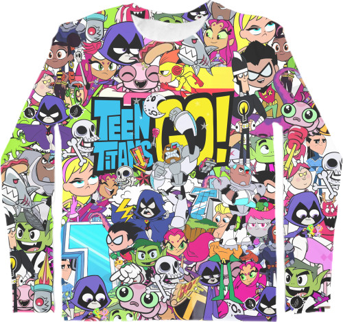 Kids' Longsleeve Shirt 3D - Teen Titans Go - Mfest