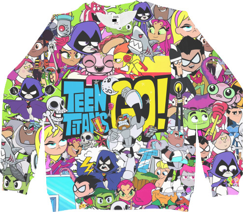 Women's Sweatshirt 3D - Teen Titans Go - Mfest