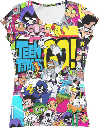 Women's T-Shirt 3D - Teen Titans Go - Mfest