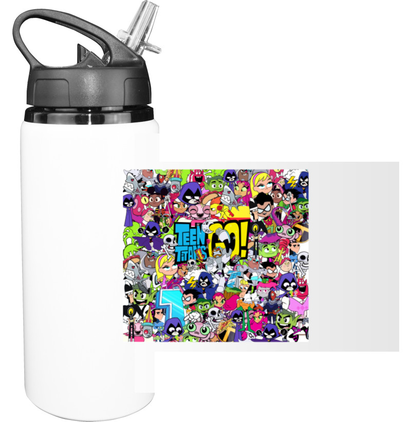 Sport Water Bottle - Teen Titans Go - Mfest