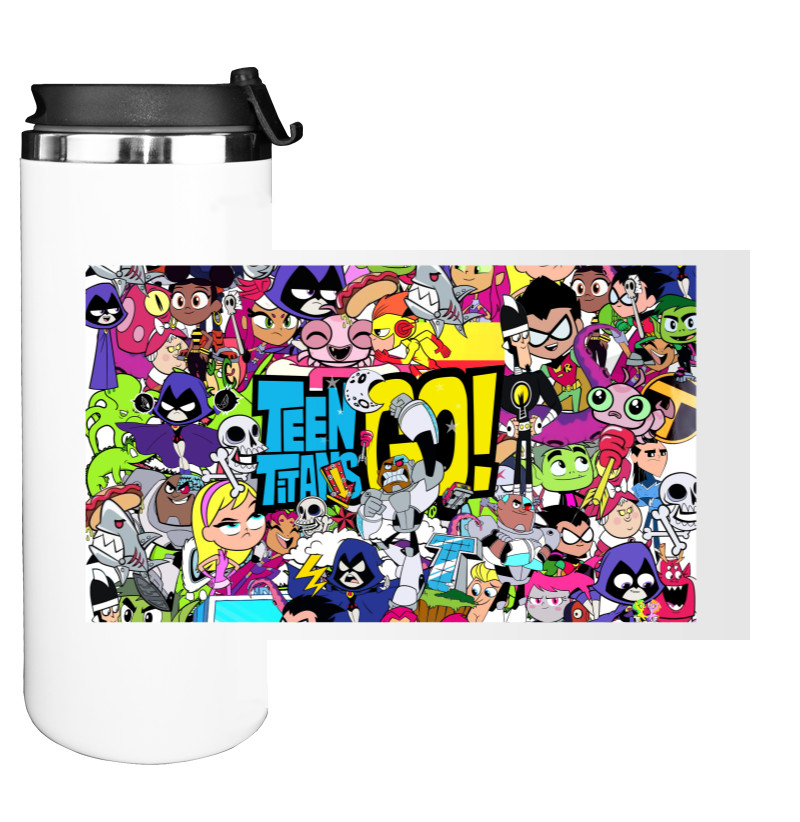 Water Bottle on Tumbler - Teen Titans Go - Mfest