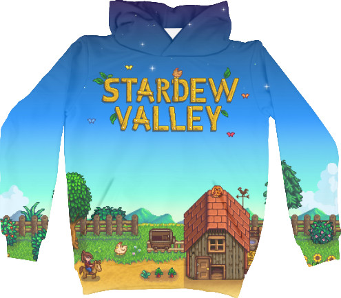 Kids' Hoodie 3D - stardew valley - Mfest