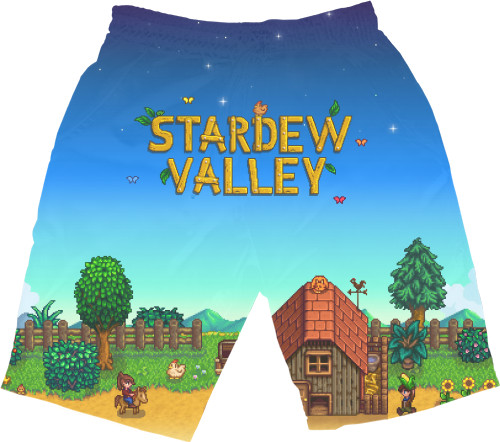 Шорты 3D Детские - Stardew Valley - Mfest