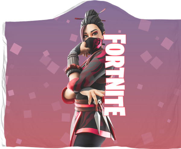 Plaid with a Hood - Red Jade Fortnite - Mfest