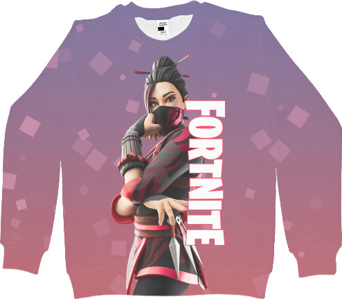 Women's Sweatshirt 3D - Red Jade Fortnite - Mfest