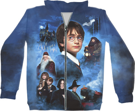 Kids' Zip-through Hoodie 3D - Harry Potter / Harry Potter 2 - Mfest