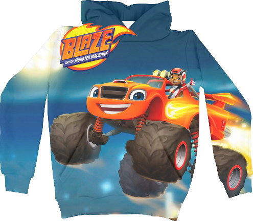 Unisex Hoodie 3D - Blaze and Wonder Machines 5 - Mfest