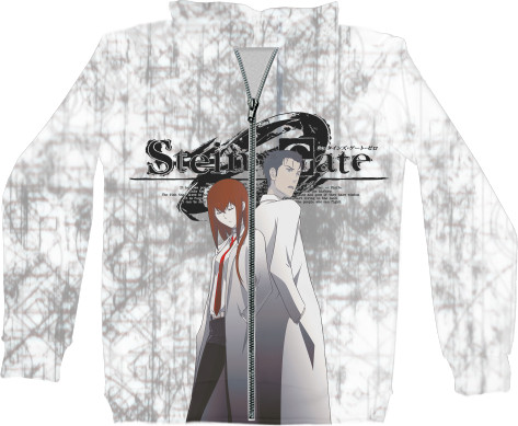 Kids' Zip-through Hoodie 3D - Steins Gate 3 - Mfest