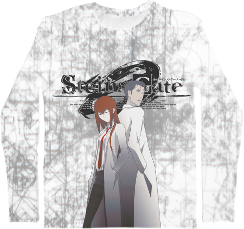 Kids' Longsleeve Shirt 3D - Steins Gate 3 - Mfest