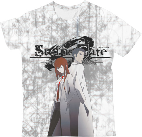 Kids' T-Shirt 3D - Steins Gate 3 - Mfest