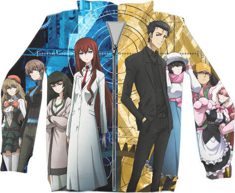 Kids' Zip-through Hoodie 3D - Steins Gate - Mfest