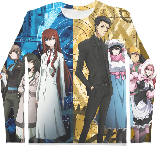 Kids' Longsleeve Shirt 3D - Steins Gate - Mfest