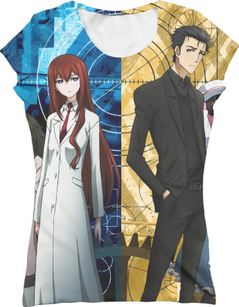 Women's T-Shirt 3D - Steins Gate - Mfest