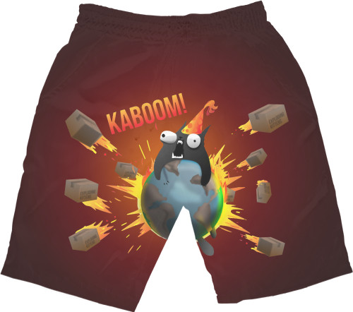 Men's Shorts 3D - Exploding Kittens - Mfest