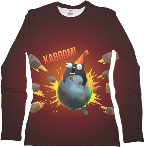 Women's Longsleeve Shirt 3D - Exploding Kittens - Mfest