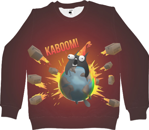 Women's Sweatshirt 3D - Exploding Kittens - Mfest