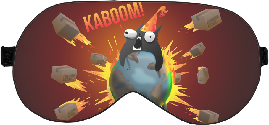 Маска для сна 3D - Взрывные котята / Exploding Kittens - Mfest