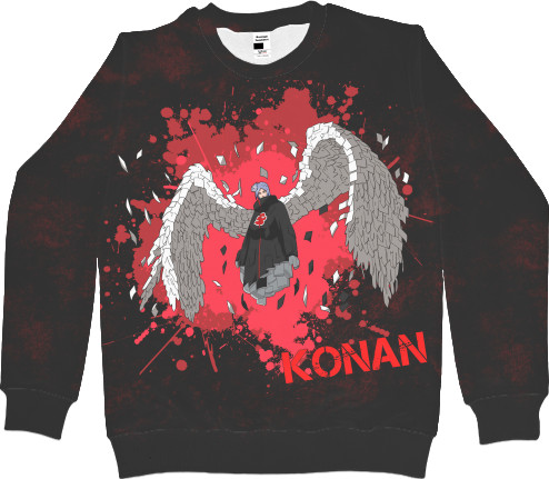 Women's Sweatshirt 3D - Konan Hayumi (Naruto) - Mfest