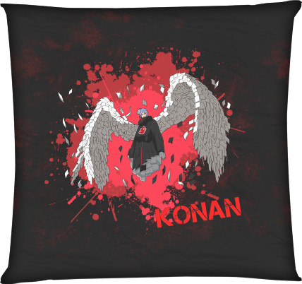 Square Throw Pillow - Konan Hayumi (Naruto) - Mfest