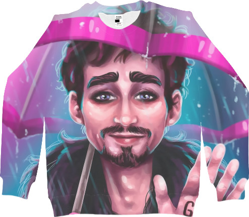 Women's Sweatshirt 3D - Klaus (The Umbrella Academy) - Mfest