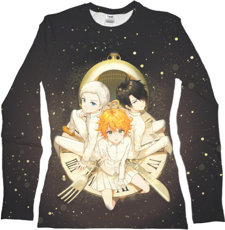 Women's Longsleeve Shirt 3D - The Promised Neverland / Yakusoku no Neverland 8 - Mfest