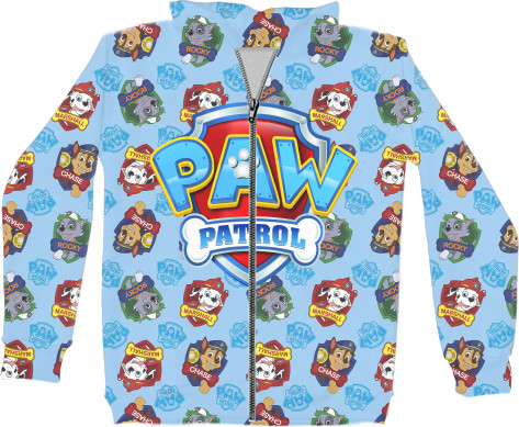 Kids' Zip-through Hoodie 3D - Paw Patrol 4 - Mfest