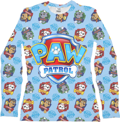 Women's Longsleeve Shirt 3D - Paw Patrol 4 - Mfest