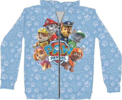 Kids' Zip-through Hoodie 3D - Paw Patrol 3 - Mfest