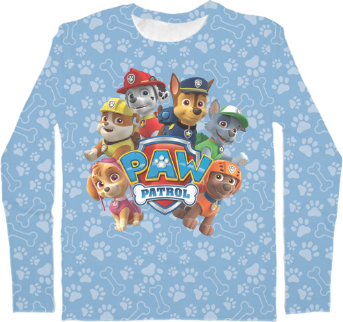 Kids' Longsleeve Shirt 3D - Paw Patrol 3 - Mfest