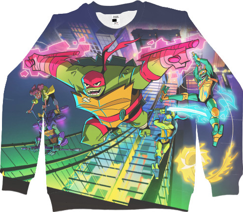 Men's Sweatshirt 3D - Teenage Mutant Ninja Turtles / TNMT 6 - Mfest