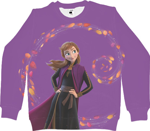 Women's Sweatshirt 3D - Frozen / Frozen Anna 2 - Mfest