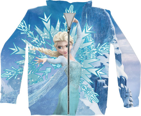 Unisex Zip-through Hoodie 3D - Frozen 5 - Mfest