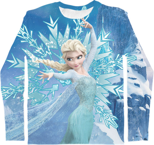 Men's Longsleeve Shirt 3D - Frozen 5 - Mfest