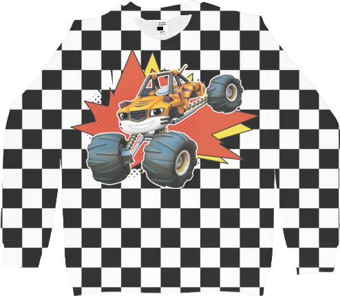 Men's Sweatshirt 3D - Blaze and Wonder Machines 8 - Mfest