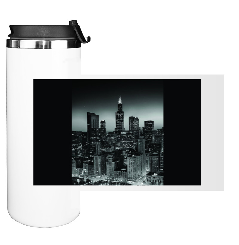 Water Bottle on Tumbler - Chicago - Mfest