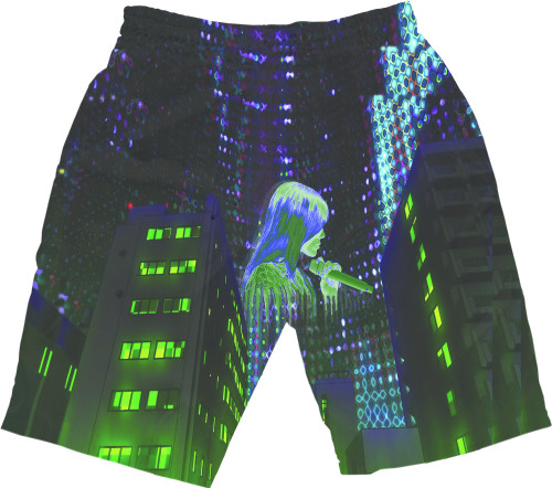 Men's Shorts 3D - Billie Eilish 4 - Mfest