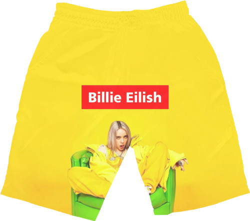 Шорти 3D Чоловічі - Billie Eilish 8 - Mfest