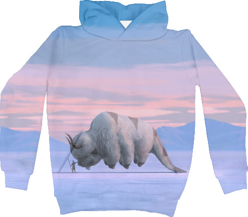 Unisex Hoodie 3D - Avatar and Appa - Mfest