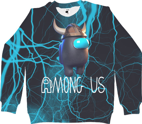 Men's Sweatshirt 3D - viking among us - Mfest