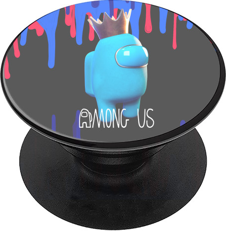 PopSocket Подставка для мобильного - among us con corona - Mfest