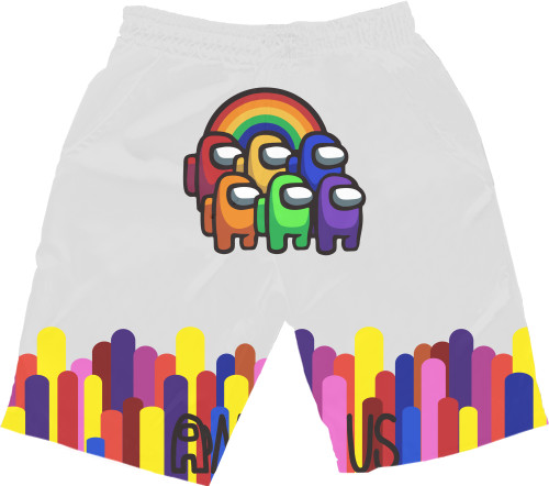 Men's Shorts 3D - among us 18 - Mfest