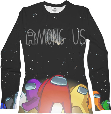 Women's Longsleeve Shirt 3D - Among us - Mfest