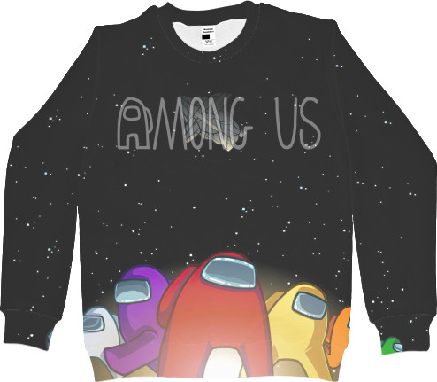 Women's Sweatshirt 3D - Among us - Mfest