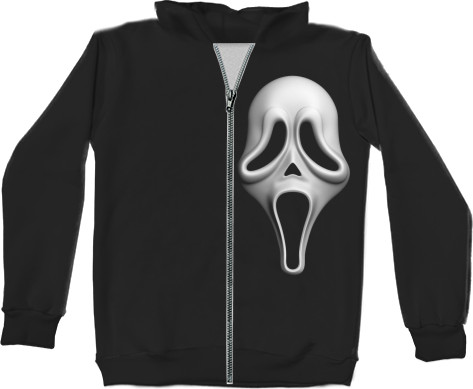 Unisex Zip-through Hoodie 3D - cry - Mfest